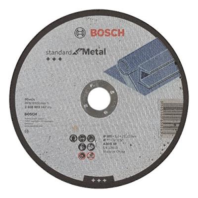 Bosh 2608603167 Disque à Tronçonner à Moyeu Plat Standard For Metal A 30 S Bf 180 Mm 22,23 Mm 3,0 Mm