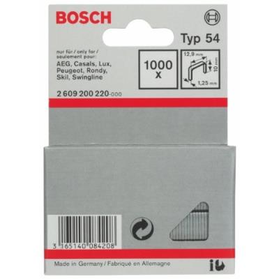 Bosch 2609200220 Agrafe à Fil Plat De Type 54 12,9 X 1,25 X 10 Mm 1000 Pièces