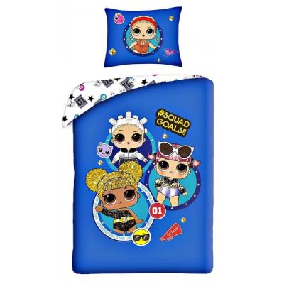 LOL Surprise Squad - Parure de Lit Enfant - Housse de Couette Coton