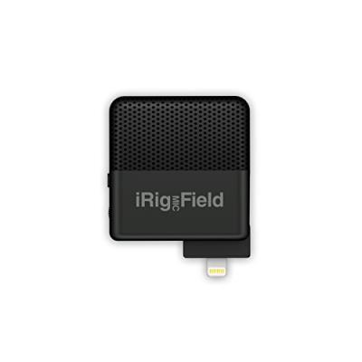 IK Multimedia iRig Mic Field Microphone avec port Lightning pour iPod/iPhone/iPad Noir
