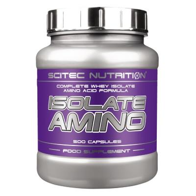 Isolate amino acides amines isolat de whey scitec - 500 gelules