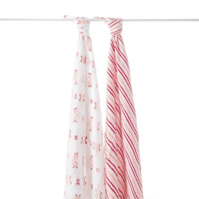 MAXI-LANGE Pack de 2 - Papillon Rose Princess Posie ADEN & ANAIS