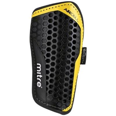 Mitre aircell pro protège-tibias noir noir jaune grand