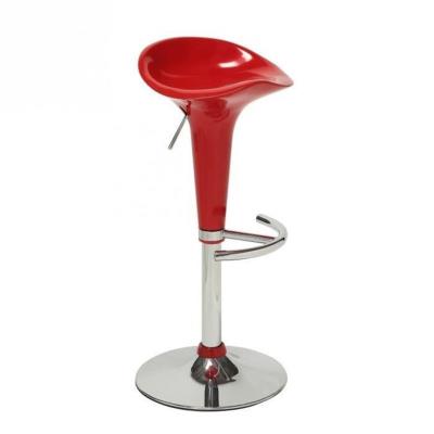 POP Lot de 2 tabourets de bar rouges