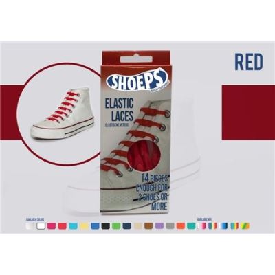 Elastische veters rouge