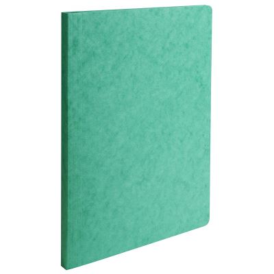 Chemise A Dos Rain&eacute; Carte Lustr&eacute;e 400gm&sup2; - 24x32cm Vert