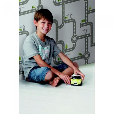 Papier Peint Route Lemon Ribbon Couleur Gris