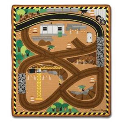 Tapis de chantier avec 3 voitures en bois Lorenzo
