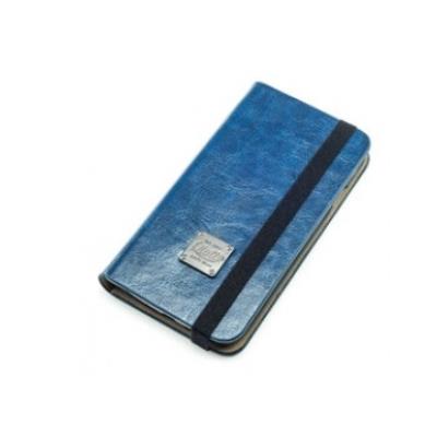 Qiotti book slim classic etui pour lg g2 bleu
