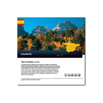 Garmin TOPO España v6 PRO - kaarten