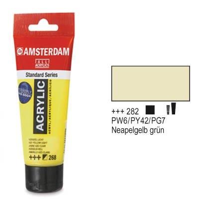 Amsterdam - peinture acrylique - 120ml - jaune de naples royal talens 17092822
