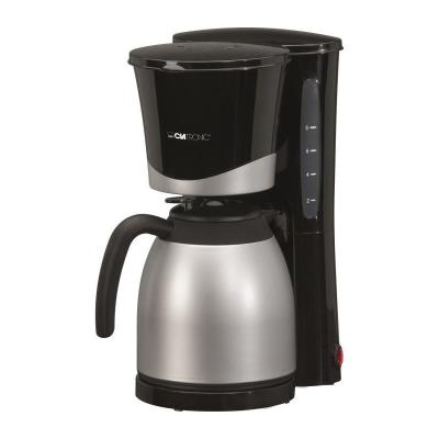Caftire Filtre Machine Caf 2 Verseuses Isothermes 8 - 10 Tasses, Clatronic, KA 3328, 870, Noir/Argent