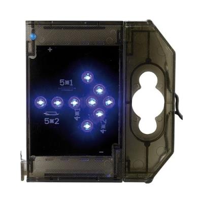 Caractère spécial lumineux à LED - '' Flèche droite '' bleu