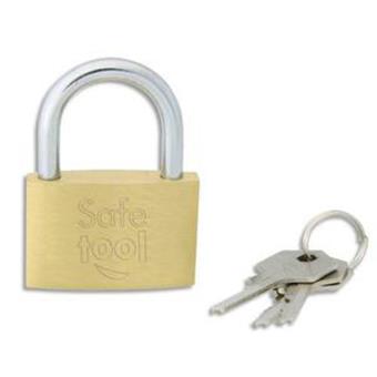 Lot de 5 Cadenas laiton 30mm avec 3 clés - 1