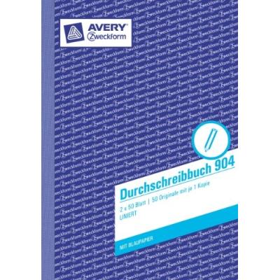 Zweckform durchschreibebuch 904 a5 avery
