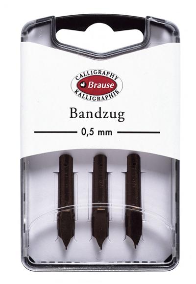 Brause - Boîte 3 plumes Bandzug 0,5 mm