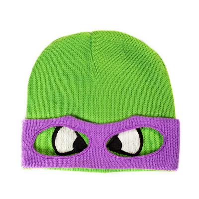 TORTUES NINJA - Bonnet Visage Donnie Violet