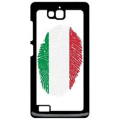 Coque huawei honor 3c et 3c 4g empreinte digitale drapeau italie italy