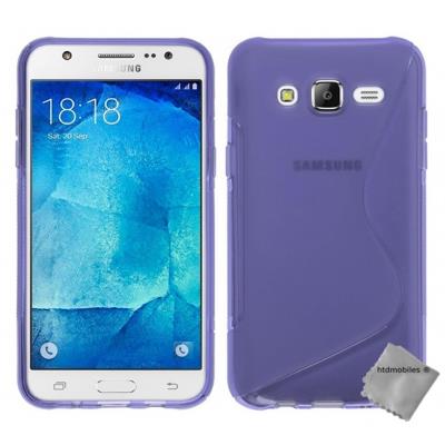 Housse etui coque pochette silicone gel fine pour Samsung Galaxy J5 (2016) - MAUVE