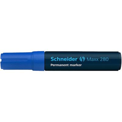 Marqueur permanent Schneider 280 ciseau bleu 5pcs