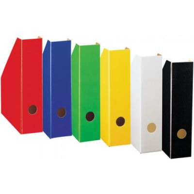 landr landre porte-revues color, format a4, large, blanc noir