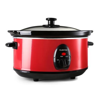 Klarstein Bristol 35 Slow Cooker Mijoteuse 3,5 litres 200W - rouge