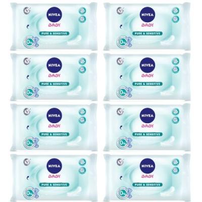 NIVEA BABY Lingettes Bébé Sensitive x 63