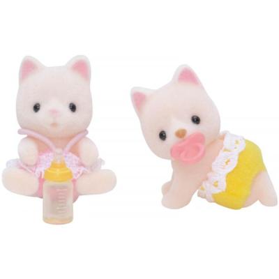 JUMEAUX CHATS SOIE SYLVANIAN
