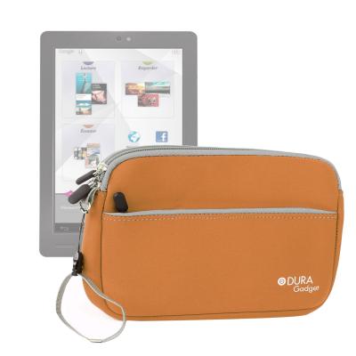 Etui orange de protection néoprene pour tablette FNAC Kobo Arc et Kobo Vox 7pouces