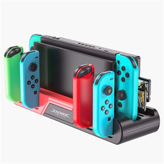 4en1 Chargeur Nintendo Switch Manettes Joy-Con - Accessoire pour