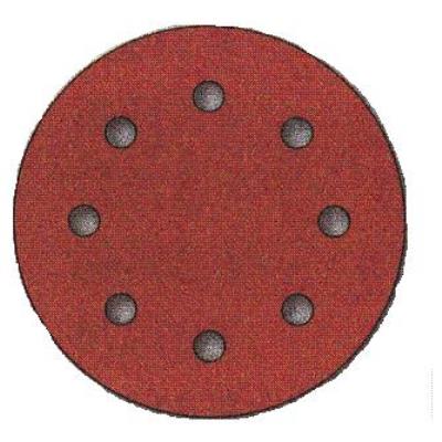 Makita - disque abrasif 125 mm et 8 trous - grain : 120