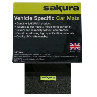 Sakura Tapis de coffre en caoutchouc pour X modèles àpartir de 2001