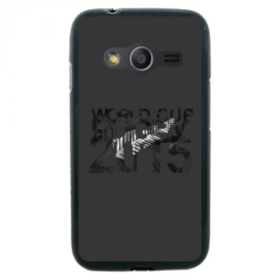 Coque Souple en gel pour Samsung Galaxy Trend 2 Lite avec impression All Blacks et logo rugby WCR 20