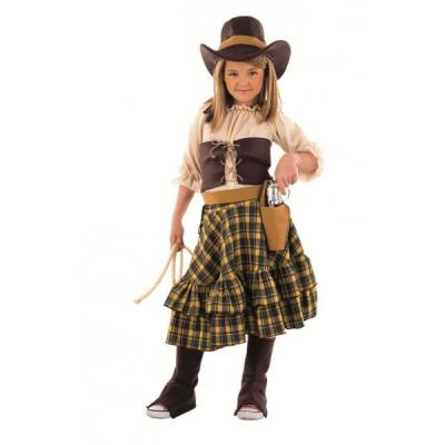 Costume de cow-girl bandit fille - 5-7 ans