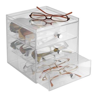 Boîte de rangement lunettes superposable - InterDesign - 12 paires de lunettes