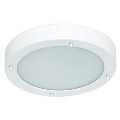 PLAFONNIER INOX ET VERRE VERONA 28CM BLANC RANEX 3000.044