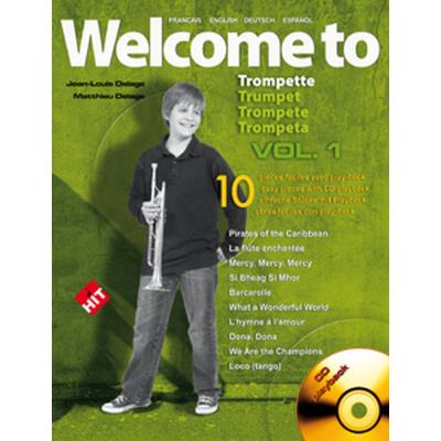 Partitions variété, pop, rock... HIT DIFFUSION DELAGE JL&M - WELCOME TO TROMPETTE VOL.1 + CD Vents