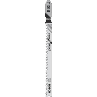 Bosch - Lame De Scie Sauteuse Speciale Bois et Derive Hcs - Réf..T101B - Long. Dentée Mm.74 - Pas.2,4 - Nb De Lames / Etui.100 -