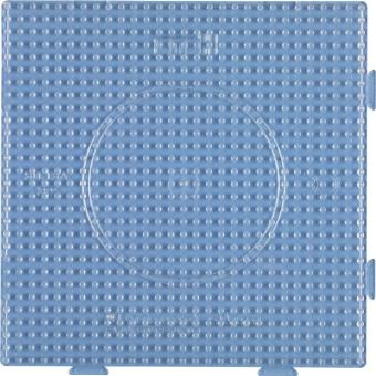 Plaque Carré d'assemblage transp pour perles standard (Ø5 mm) - 1