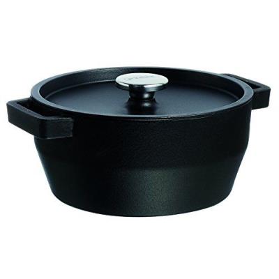 Pyrex 4937247 Cocotte Ronde 24 Cm/3,6L Slow Cook Fonte D'Acier Gris 33,5 X 30 X 16 Cm