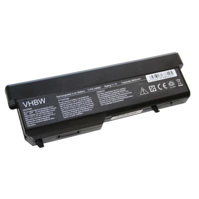 Batterie LI-ION 6600mAh 11.1V noir compatible pour DELL Vostro 1310 / 1510 / 2510 remplace 312-0725 / G276C / N956C / T112C / T116C / Y022C