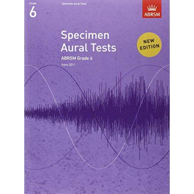 Inconnu Specimen Aural Tests, Grade 6: New Edition From 2011 (Specimen Aural Tests (Abrsm)) - [Version Originale]
