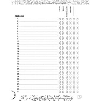 Carnet De Recettes : Cahier à Remplir Avec 100 Recettes, Notes &  Photographie de Vos Plats, 120 Pages, 21,59 x 27,94 cm NLFBP Editions -  broché - NLFBP Editions - Achat Livre