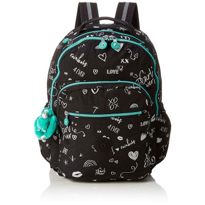 Kipling Seoul GO Sac à Dos Enfants, 44 cm, 27 liters, Multicolore (Girl Doodle)