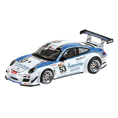 Minichamps - 400108953 - véhicule miniature - modèle à léchelle - porsche 911 997 gt3 r - winners spa 2010 - echelle 1 43