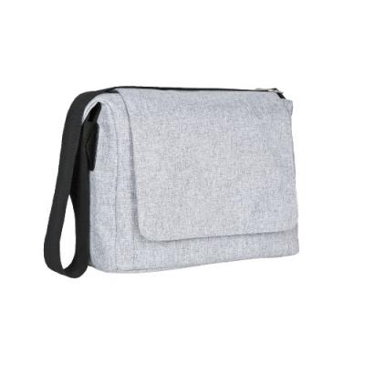 Lässig sac à langer - green label - small messenger bag update - noir mélange - nouveau dessin