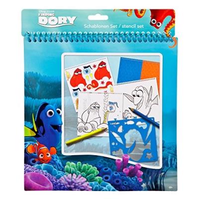 Set De Pochoirs Disney Pixar Finding Dory Bleu Undercover Fdcw1210