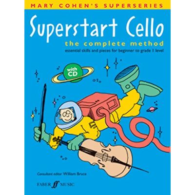 Méthodes et pédagogie FABER MUSIC COHEN M / BRUCE W - SUPERSTART CELLO + CD - CELLO  Violoncelle