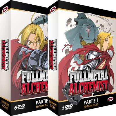 Fullmetal Alchemist - Intégrale - Edition Gold - 2 Coffrets (11 DVD + Livrets)