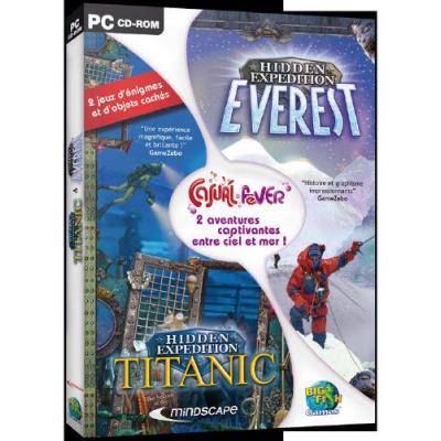 Pack 2 Jeux Hidden Expédition : Titanic + Everest - Pc
